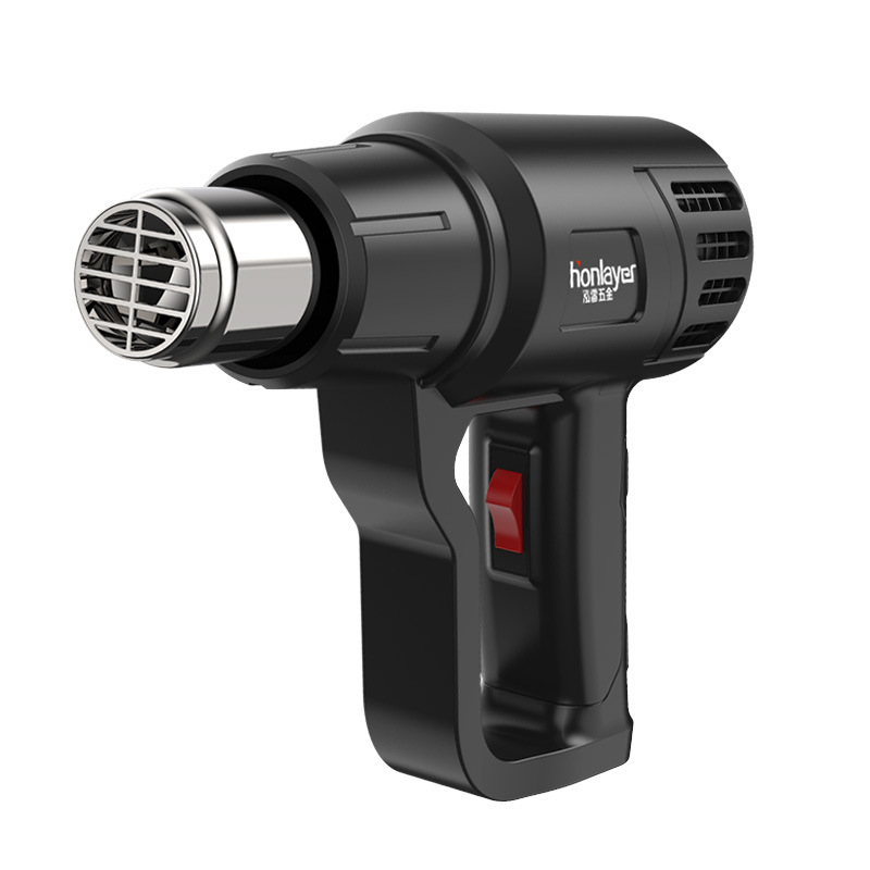 源厂批发热风枪两档调温2000w 烤枪塑料焊枪汽车贴膜工业加热烘枪
