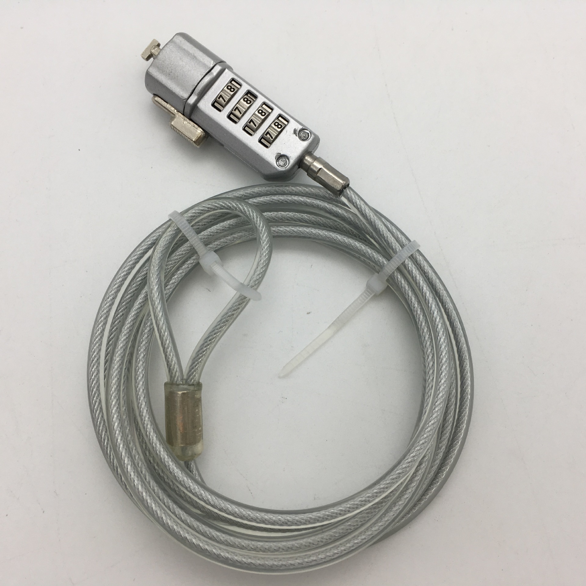 厂家直供笔记本电脑防盗锁钢丝加粗防剪防盗笔记本电脑数码设备锁