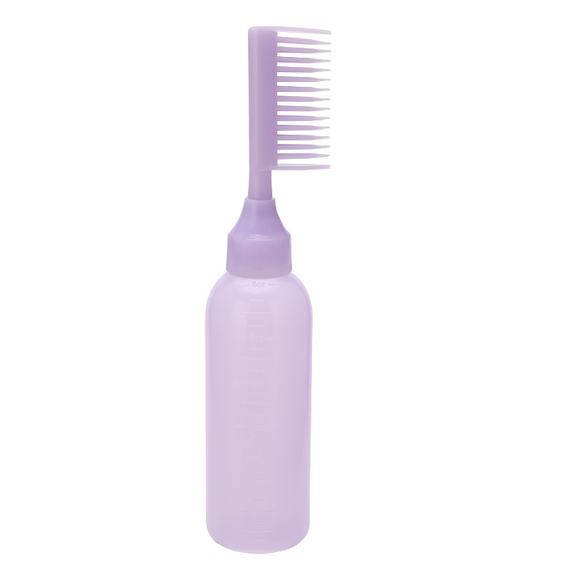 Hair Treatment Oil Bottle with Comb