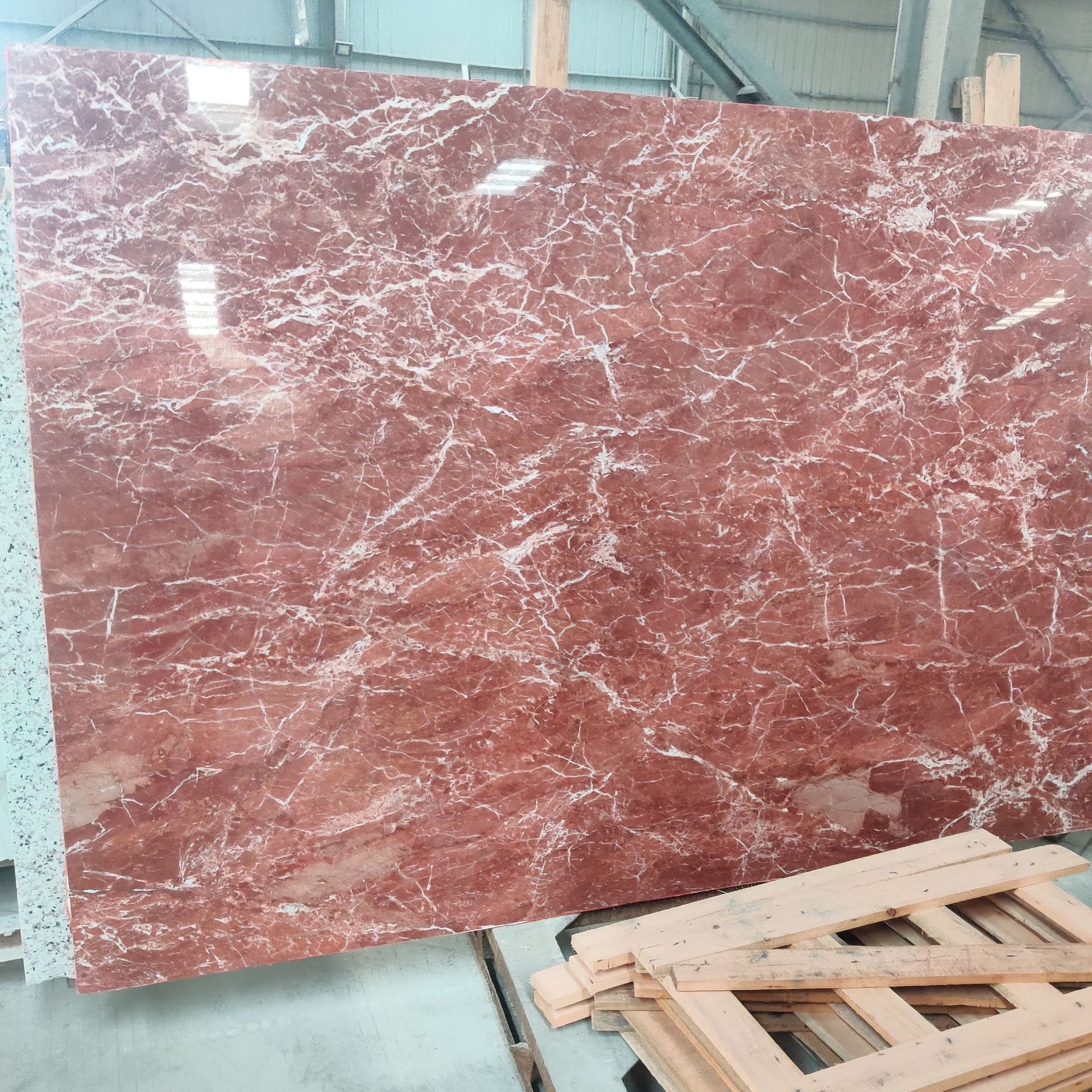 外墙石材干挂 法国红天然大理石建筑墙面铺贴花岗岩别墅文化石板