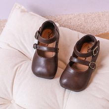 小童单鞋春秋新款1-3岁2防滑婴儿宝宝软底学步鞋女童公主鞋小皮鞋