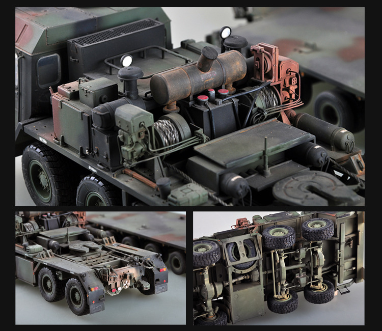 小号手1/35 军事模型 德国象式56吨坦克拖车 00203 一件代发