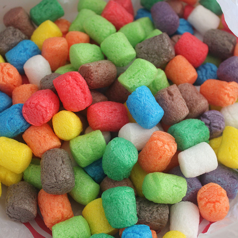 儿童diy魔法彩色玉米粒 幼儿园创意制作粘贴玉米粒玩具20个/袋