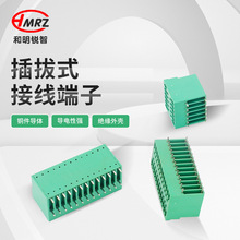 源头厂家批发插拔式接线端子HC501RH-3.81-3.5工业自动化焊接端口