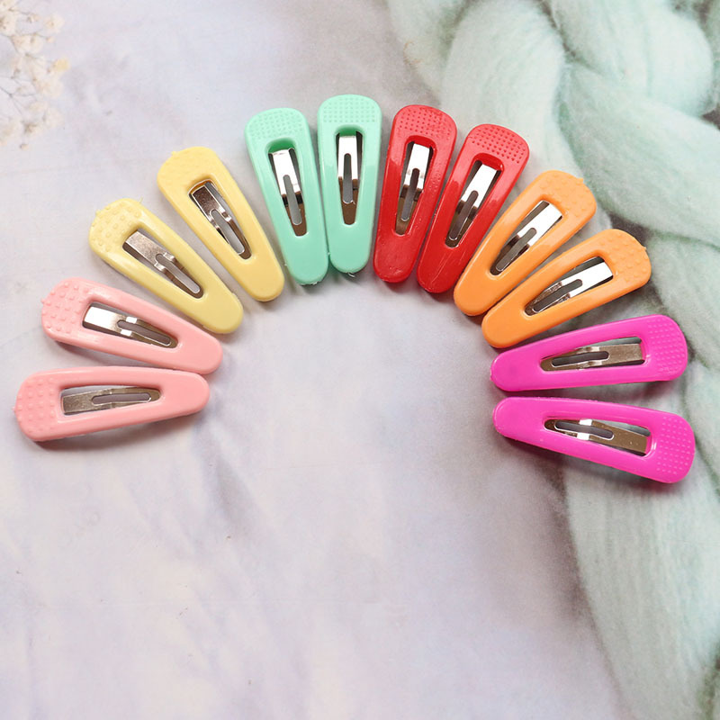 Colorful Children's Barrettes Korean Mini Water Drop BB Clip Baby Cute Girl's Broken Hair Hairpin Bang Clip Set