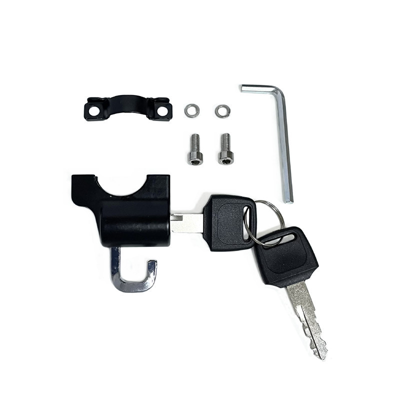 电瓶车自行车龙头把防盗锁电动摩托车头盔防盗锁车头固定置物挂钩