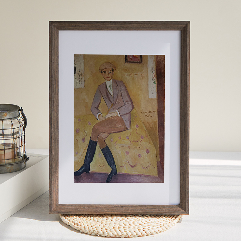 批发a3实木画框a4洗照片相框8k装裱挂墙4k木框木质裱框大尺寸12寸