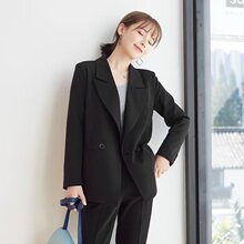 2023春秋季新款大学生西装女韩版宽松职业西装工作服时尚正装女