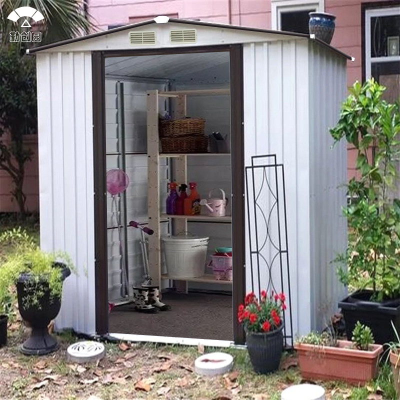 户外工具房庭院储物房组合房室外庭院简易收纳院子外移储物间除草