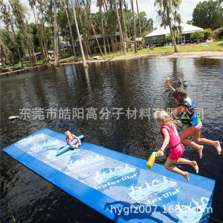 水上浮床 xpe漂浮毯 魔毯水上玩具游乐设施游泳漂流装备浮垫