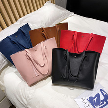 荔枝纹购物袋2021women handbags外贸女包包女批发韩版时尚手提袋