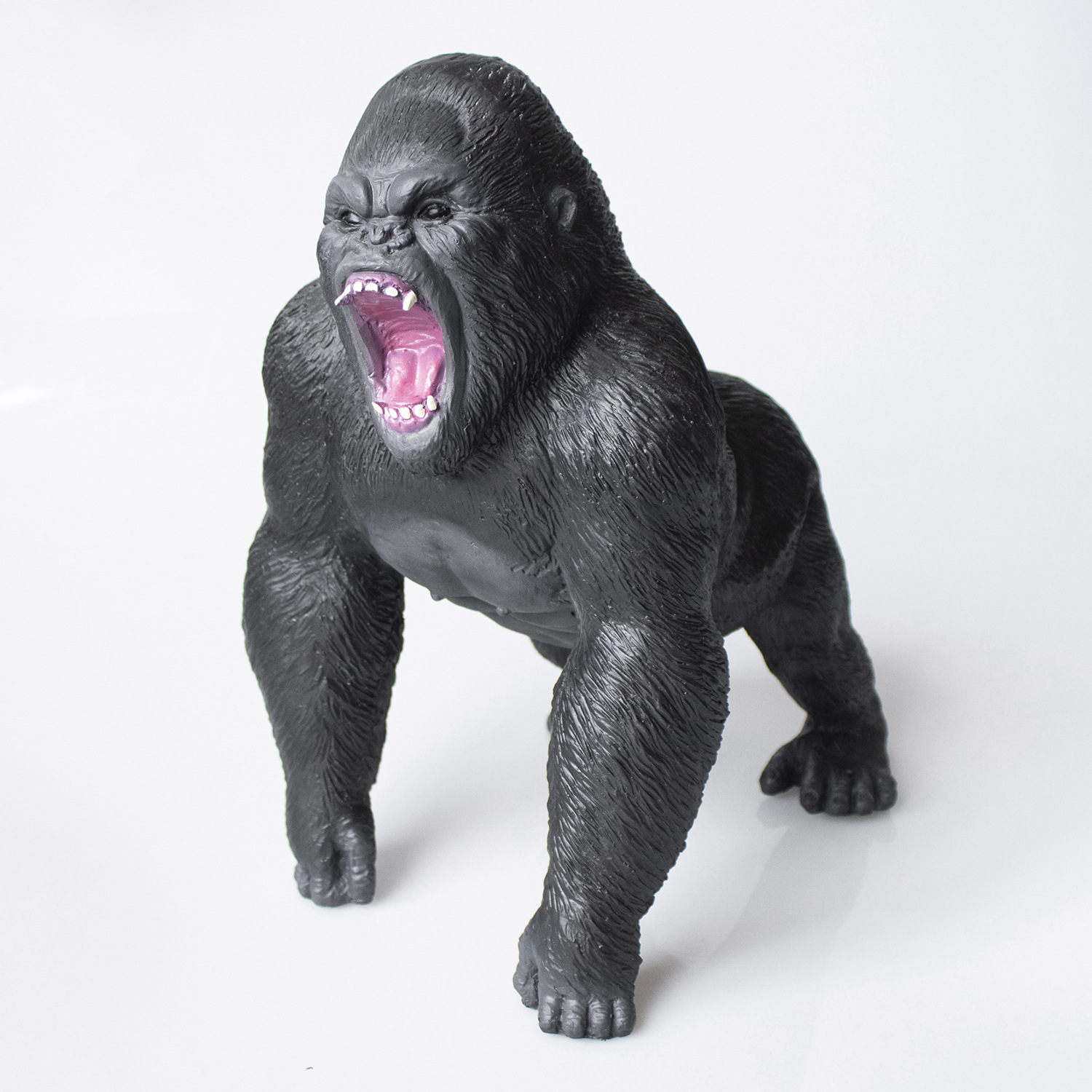 跨境新品黑猩猩摆件乳胶动物装饰品庭院装饰节日礼物