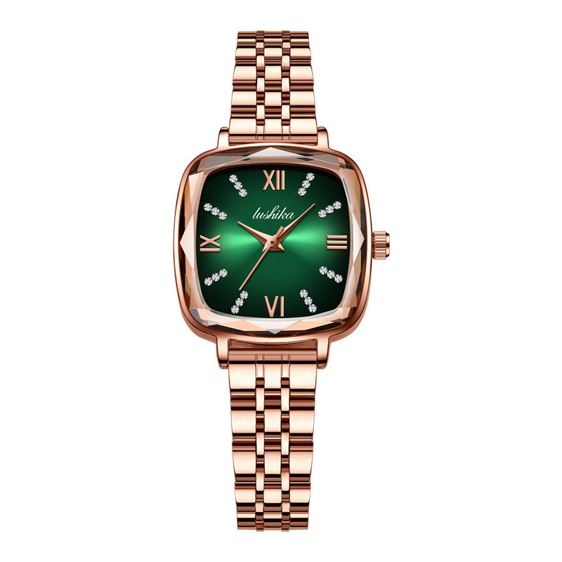 百万销量主播同款品牌gld小方形气质女表学生手表女高级感小方表