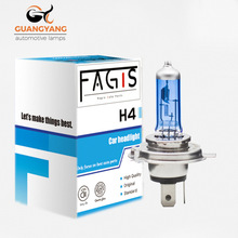 Fagis H4 12V 60/55W 汽车卤素灯泡 超白光 蓝色玻璃 汽车远近光