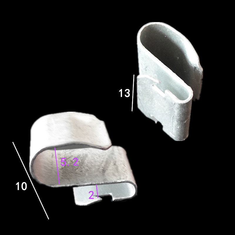汽车线路固定s型金属夹片 固定线束电线卡金属卡扣卡子装饰条卡子