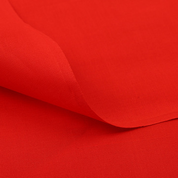 结婚喜事纯棉红绸剪彩布料绸布中国风大红色大红婚庆装饰红布佛布-阿