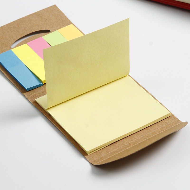 广告牛皮便签本定制外卖简约便利贴可撕n次贴套装便签纸定做logo