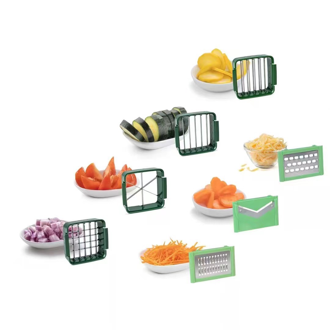 Multi-Function Vegetable Chopper Adjustable Grater Kitchen Household Vegetable and Fruit Slicing Dicing Artifact