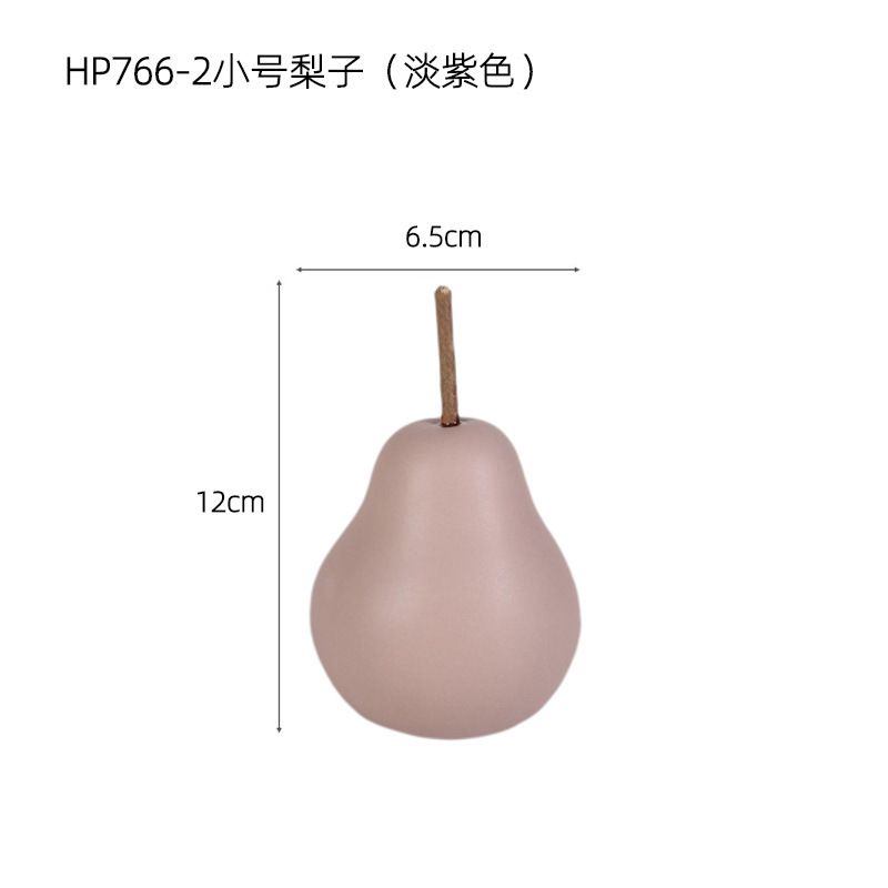 Nordic Ins Style Fresh Ceramic Pear Decoration Home Decoration Creative Living Room Office Decoration Wholesale