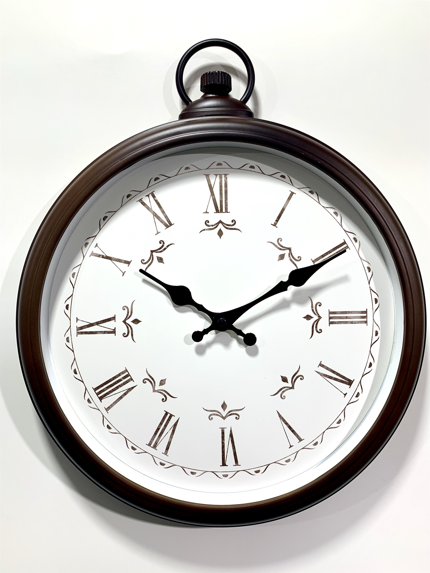 复古礼品现代美式新品怀表挂钟16寸客厅钟表创意壁钟石英钟怀旧