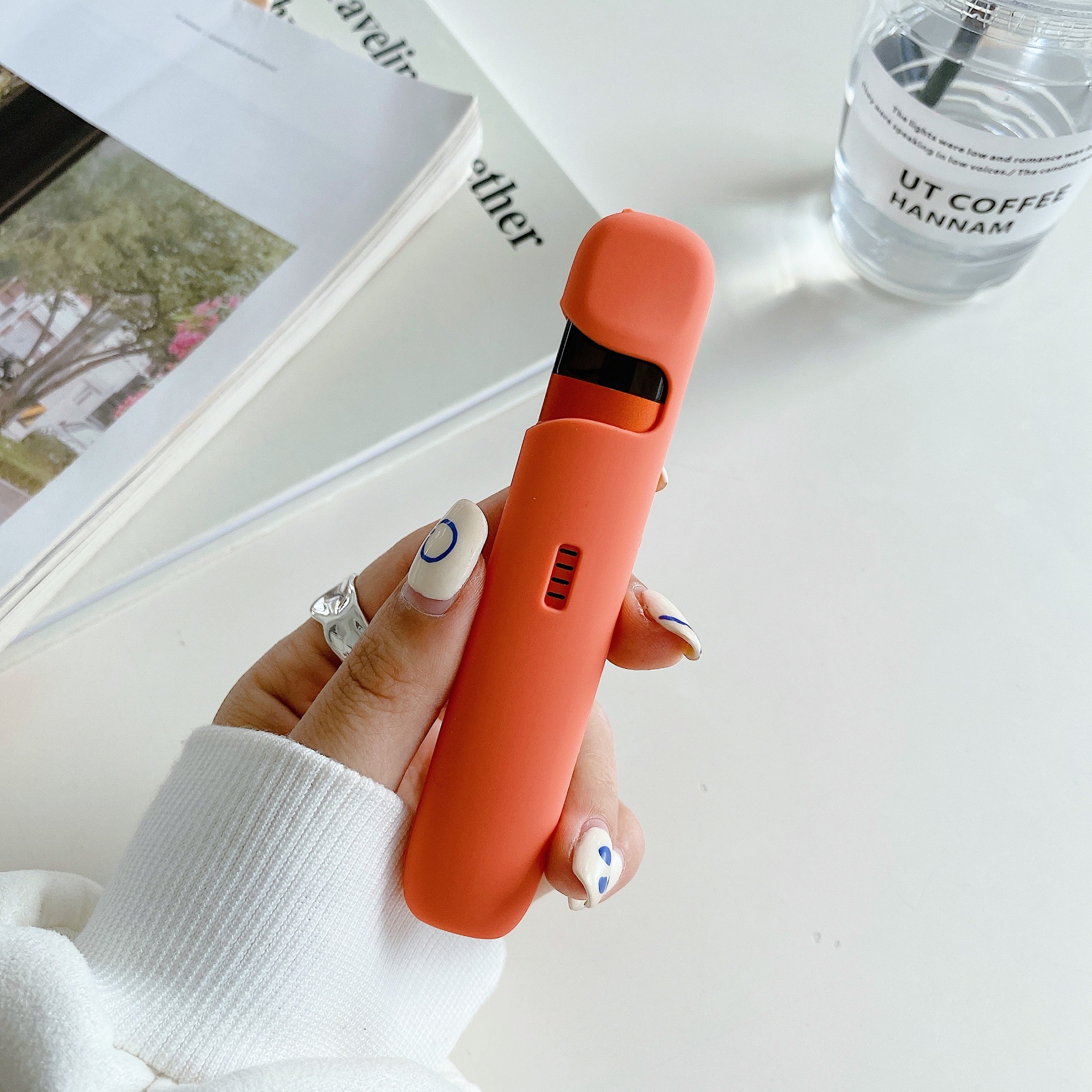 悦刻relax5代保护套锐约克客悦ke四五代保护液态硅胶幻影软壳烟杆