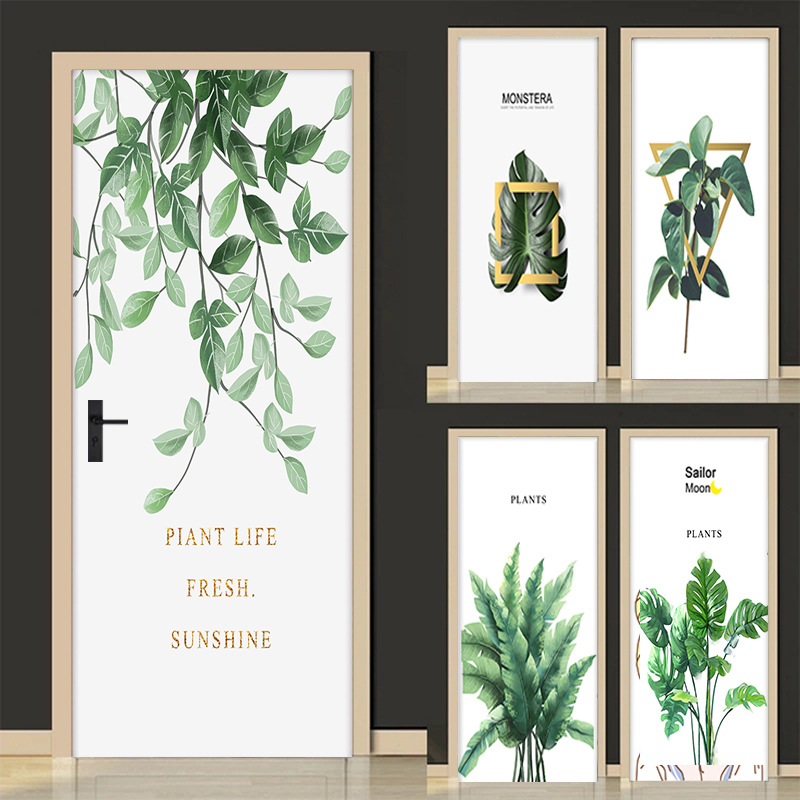 门贴装饰个性创意整张旧门改造翻新出租屋房门卫生间防水贴纸自粘