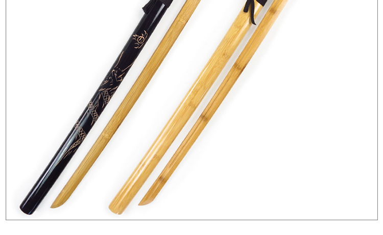 竹刀竹压居合木刀带鞘剑道居合道居合刀练习训练对练日本武士木刀