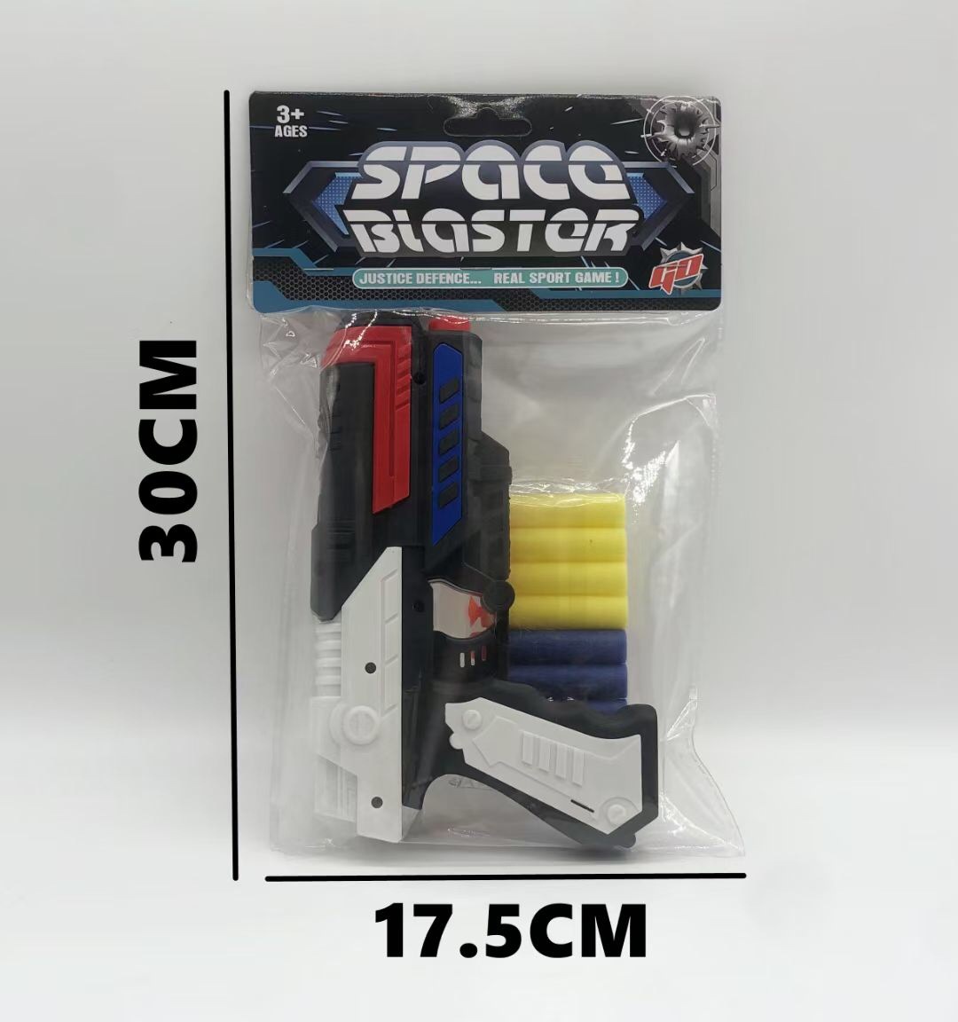 Hot Soft Bullet Gun Children's Toy Cartoon Small Pistol Can Launch Sponge Sucker Toy Gun Stall Gift Wholesale