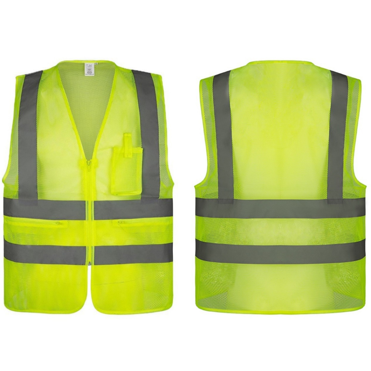 Customizable Construction Site Traffic Safety Reflective Mesh Vest Reflective Vest Work Clothes