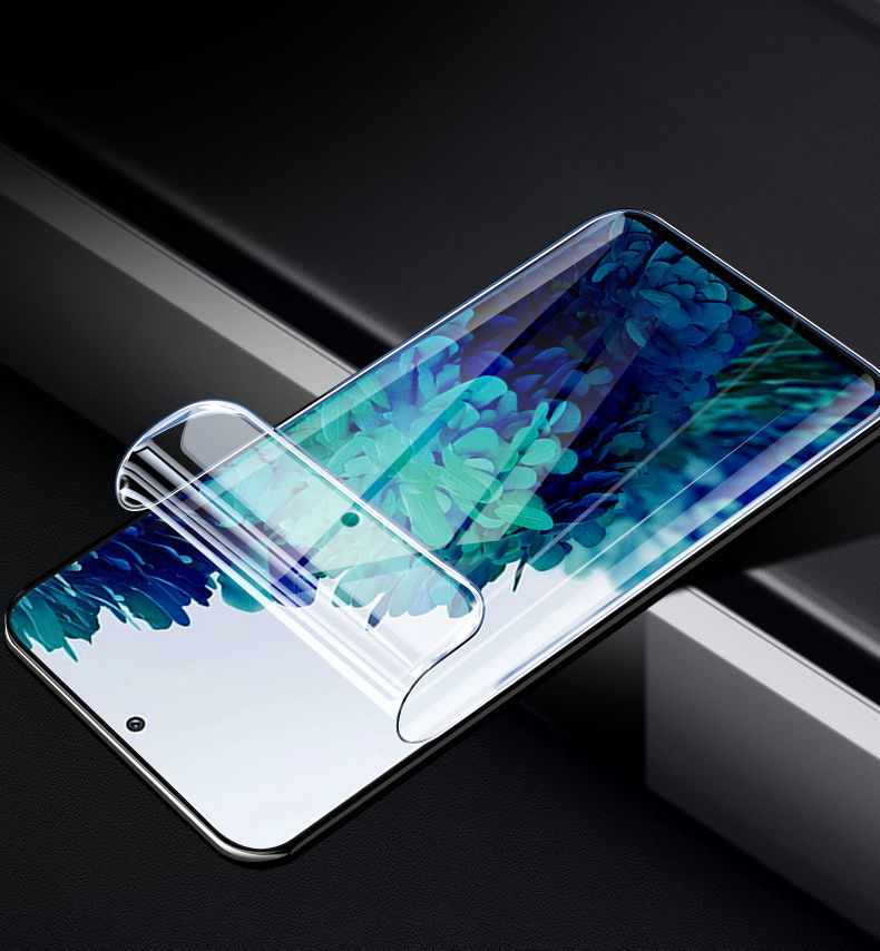 适用三星galaxys20fe钢化水凝膜三星s20fe手机全屏保护膜5g软贴膜