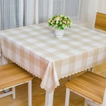 PVC桌布防水茶几桌垫免洗防油餐桌布长方形台布正方形八仙桌台