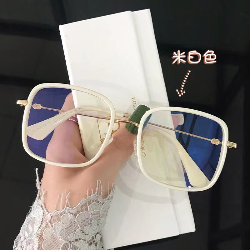 Cross-Border AliExpress European and American Glasses Anti-Blue Light Personality Cat Eye Plain Glasses 2022 New Glasses Glasses Frame Batch