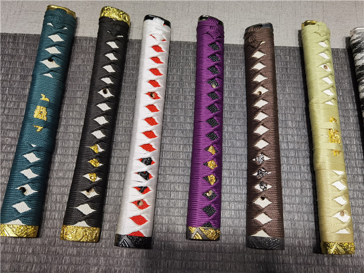 一件代发龙泉华影刀剑武士刃手柄合金装具日本刀配件批发