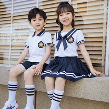 校服小学生2023夏季新款海军风水手服运动会幼儿园英伦风园服全套