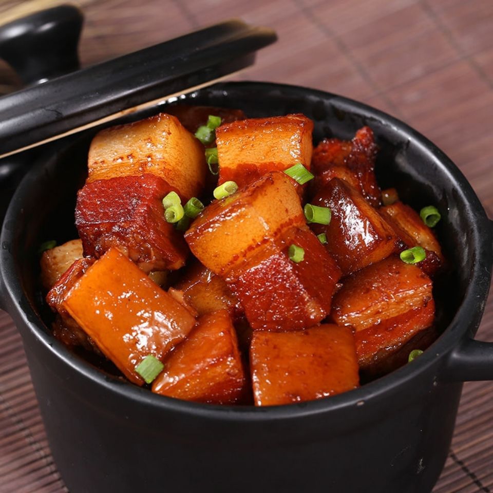 红烧肉块金蛋东坡肉500g/碗真空碗装卤肉熟食代发工厂亚马逊批发