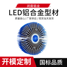 长期销售LED铝合金型材 LED灯外壳铝型材 定制车间铝硅合金型材