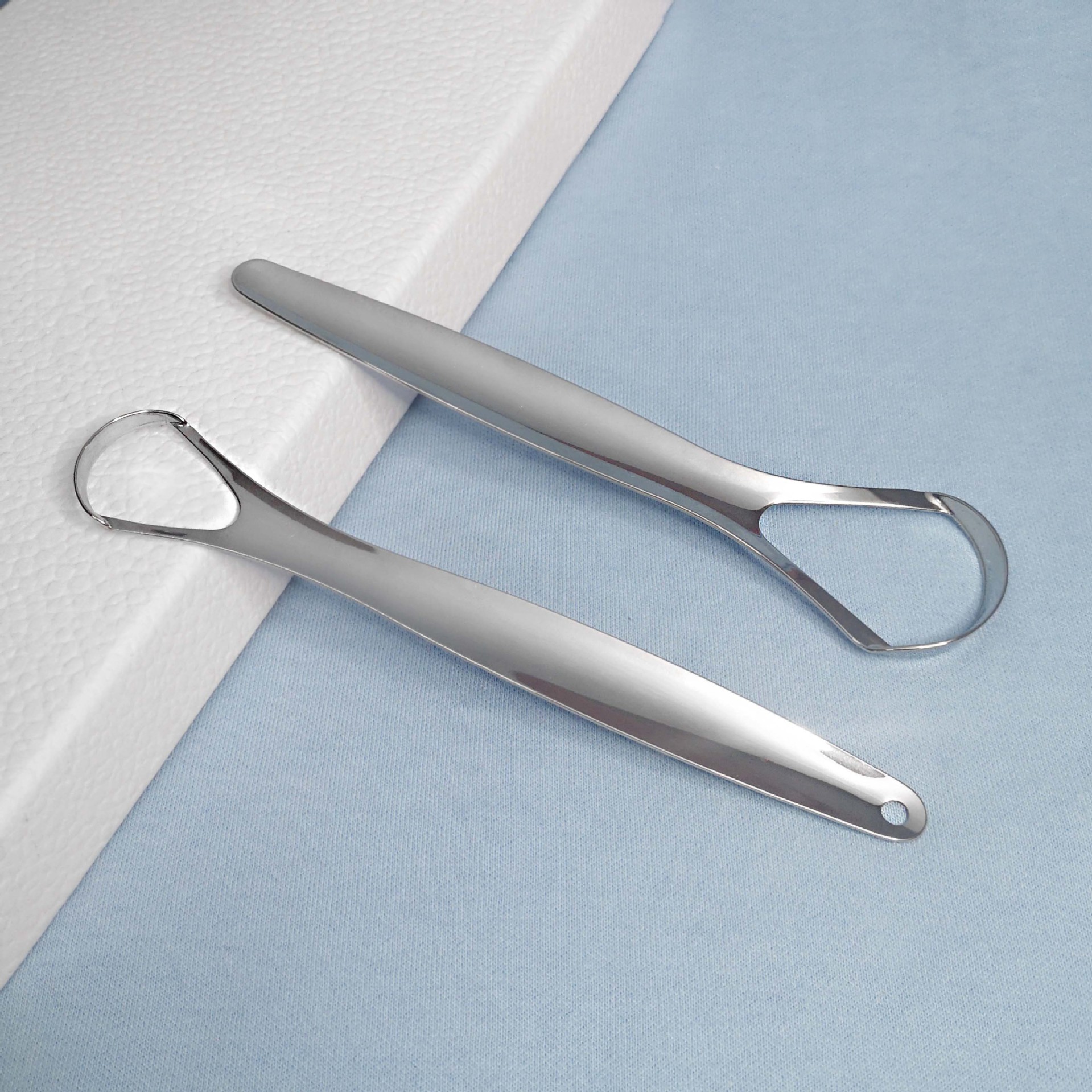 厂家直供不锈钢刮舌器刮舌苔器舌头刷口腔护理工具