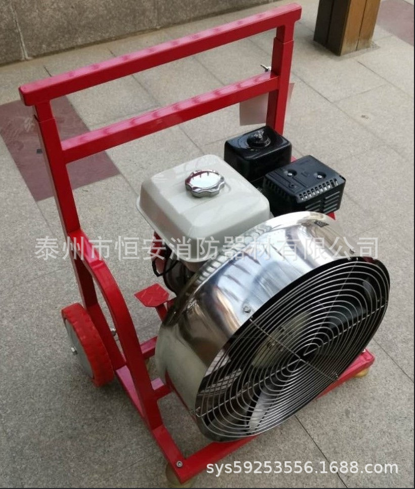 大功率本田gx100 gx160正压式移动排烟机不锈钢风筒