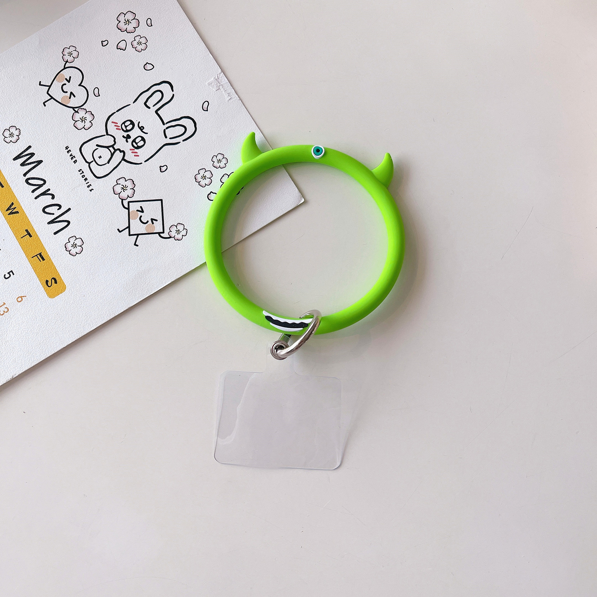 Cartoon Bracelet Silicone Mobile Phone Bracelet Anti-Lost Universal Matching Ornaments Phone Case Bracelet Ring Bracelet