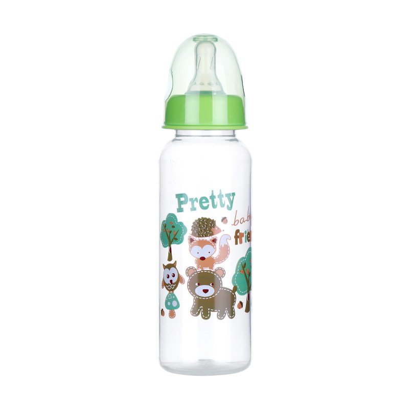 Baby Pp Feeding Bottle Newborn Anti-Flatulence Choke Proof Drinking Cup Baby Silicone Nipple Feeding Bottle Maternal and Child Products Wholesale