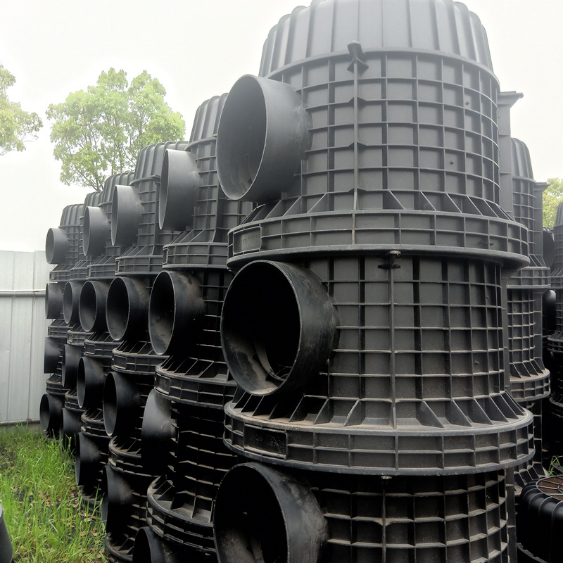 0成交0件相似塑料检查井 三通四通雨水污水流槽沉泥塑料pe检查井工地