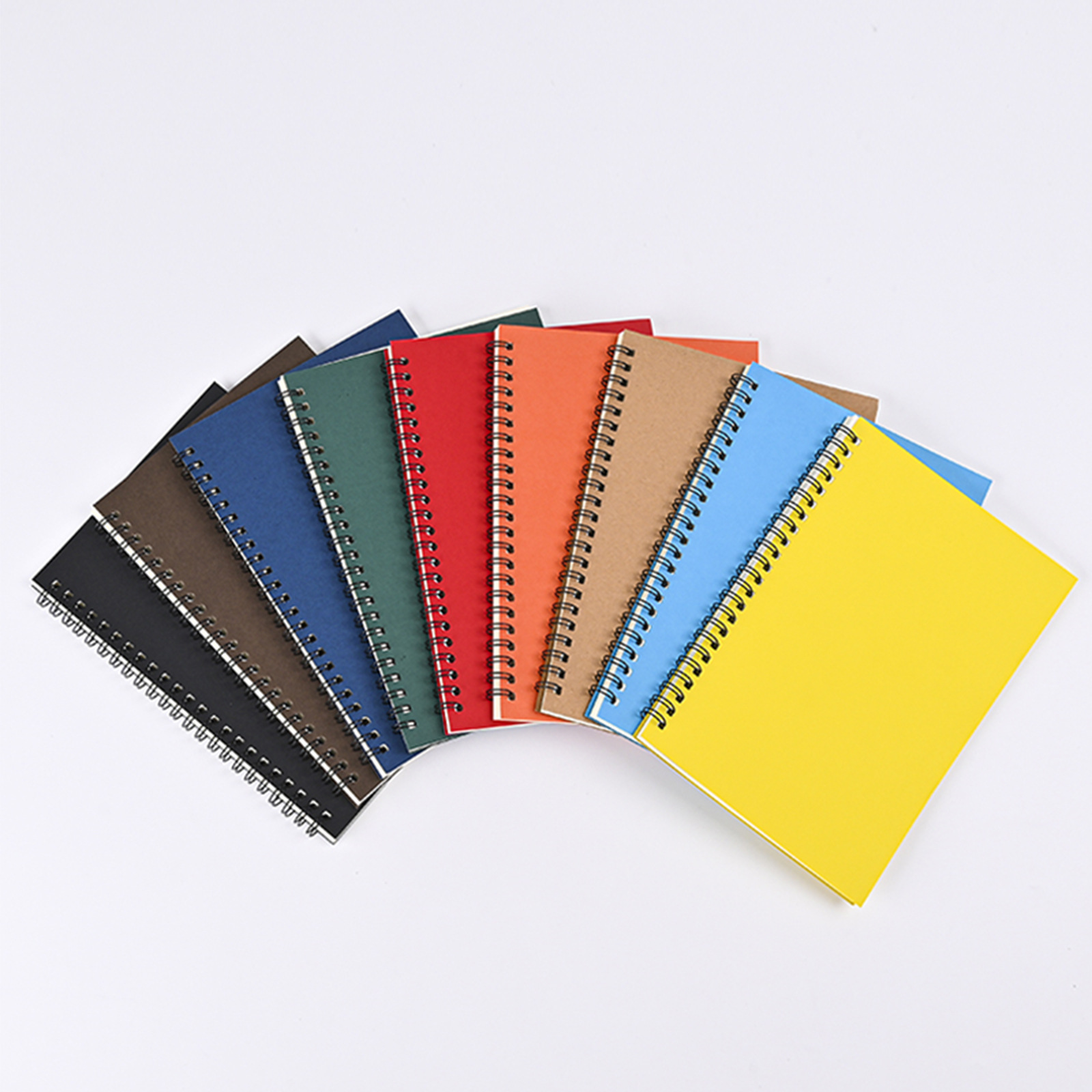 Customized Wholesale A5 Business Office Thickened Coil Notebook 32K Spiral Homework Notepad Customized Log