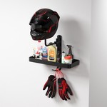 壁挂式摩托车头盔架适用多种头盔支架免打孔展示摆放架帽 子收纳