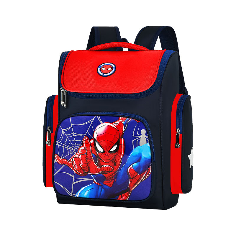 Primary School Student Schoolbag Boys and Girls Grade 1-3-6 Cute Cartoon Burden Relief Spine Protection Children Backpack Wholesale