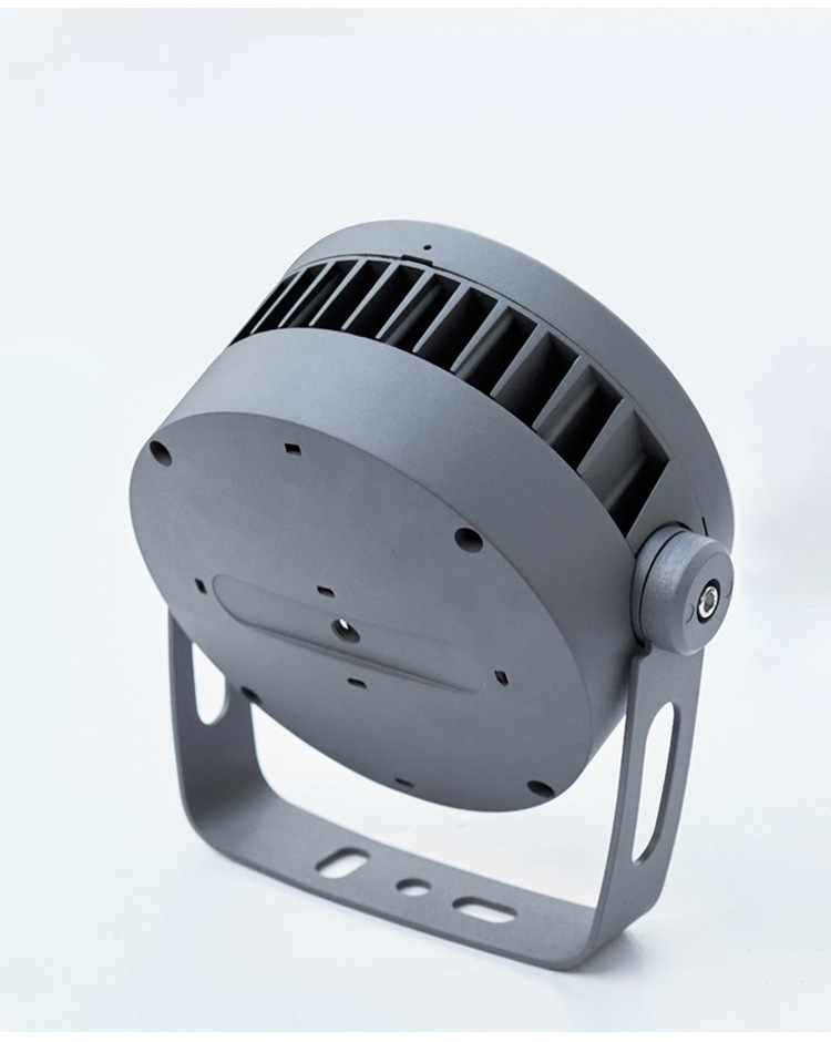 led防水工程投光灯户外建筑亮化庭院照树灯rgbw圆形投光灯投射灯