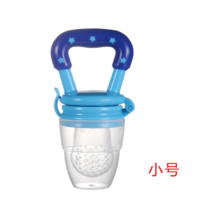 Baby Fruit and Vegetable Le Fruit Supplement Happy Bite Silicone Net Pocket Baby Feeding Tableware