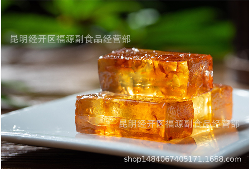鲜花水晶糕580克春城印象桂花软糕云南味道手提礼盒装