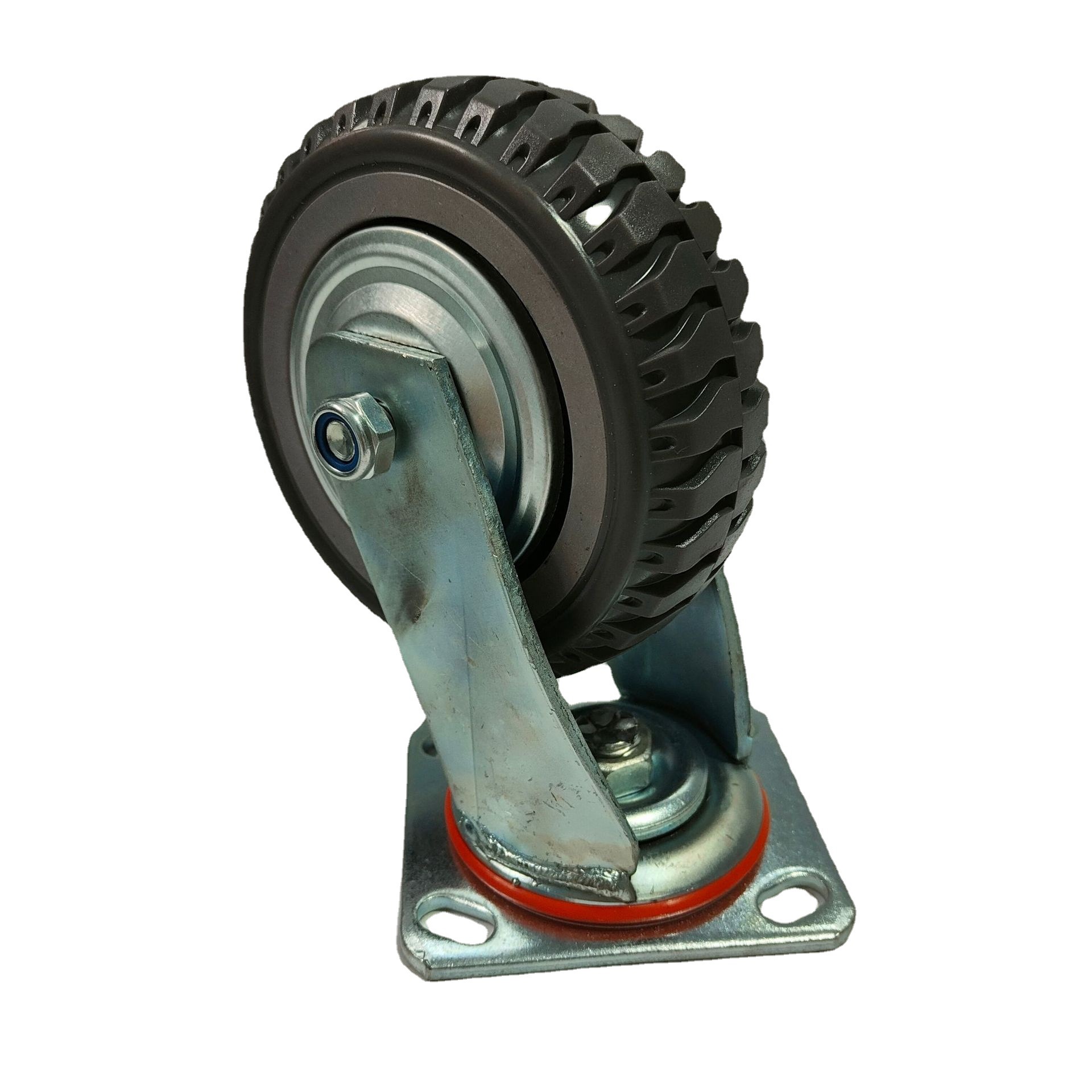 厂家直供 耐磨省力手推车工业脚轮 重型防滑万向脚轮烽火轮防缠绕