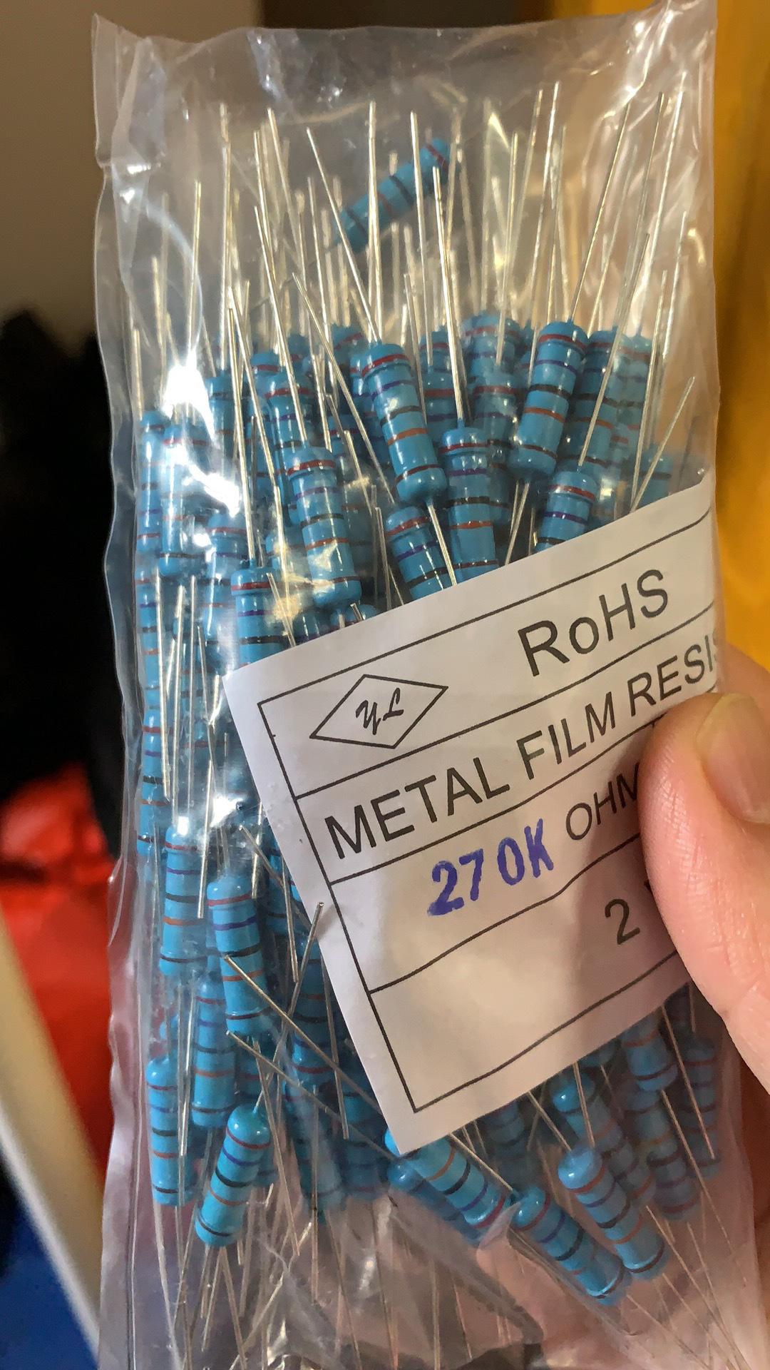 1w 2w 3w 5w 色环电阻 1% 51k 100k 270k-阿里巴巴