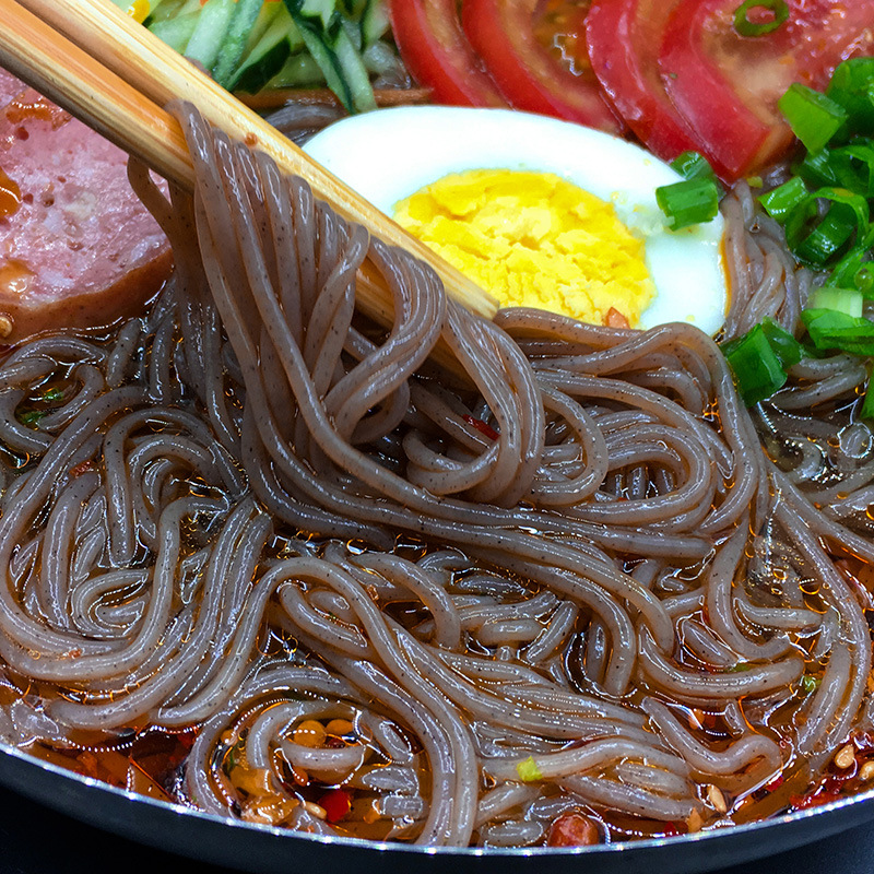 东北大妈荞麦冷面家庭装朝鲜族延边风味速食冷面3包调料330g批发